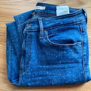 LEVIS SKINNY 721 SPATTER PATTERN WOMENS JEANS size 29